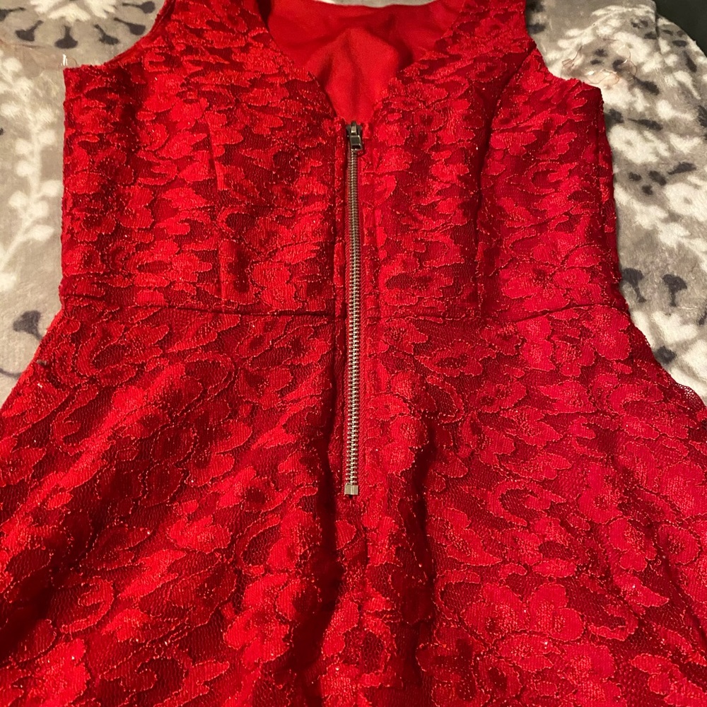 Speechless size 1 sparkly red dress